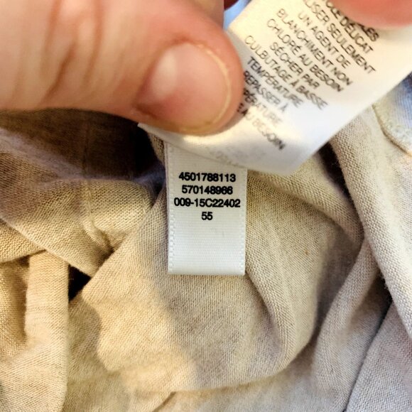 Chicos Womens Stamped Medallions Silvia Top Gold Foil Dolman Sleeve Approx XXL - Picture 10 of 12